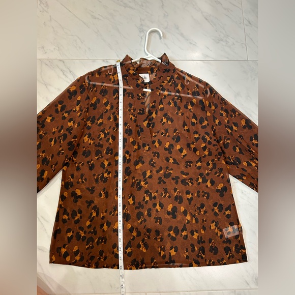 CAbi Animal Print Obsess Blouse - Picture 4 of 8